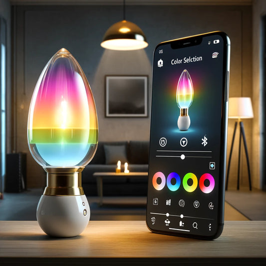 Lamp 220V WiFi Bluetooth Smart RGB+LED